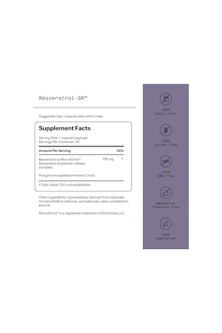 Resveratrol-sr 150 Mg 30 Veg Capsules - 12 Hour Sustained Release
