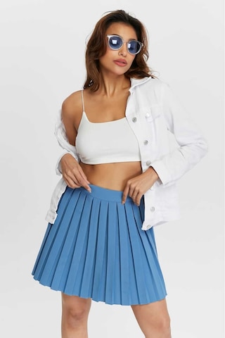 Shevega Kadın Beyaz Boyfriend Uzun Keten Ceket Beyaz