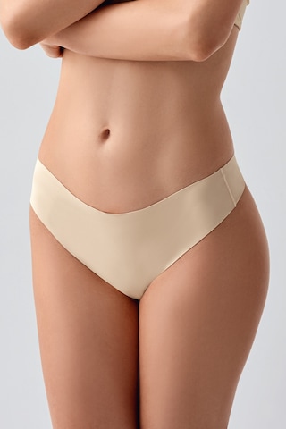 Kompedan Kadın String Lazer Kesim Slip Külot Ten 9207 Ten