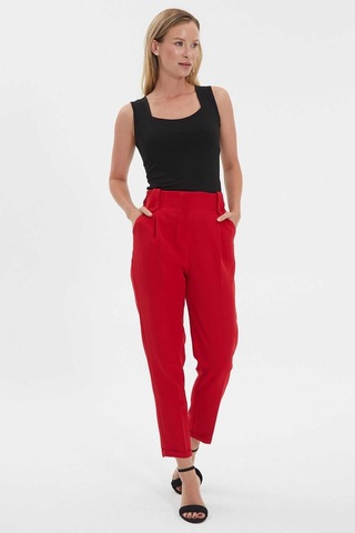 Selen Kadın Pantolon 24ysl5204 Kırmızı
