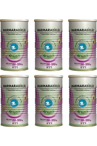 Marmarabirlik Hususi Az Tuzlu 291-320 KB S Siyah Zeytin 6 x 800 G