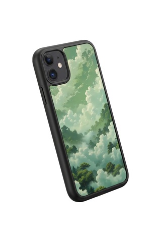 İphone 11 Uyumlu Dağlar Desenli Kamera Korumalı Darbelere Dayanıklı Kılıf 1178-dağlar-iphone11