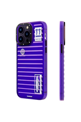 Apple Uyumlu iPhone 14 Pro Max Kılıf Şeffaf Renkli Tasarım Youngkit Fluorite Serisi