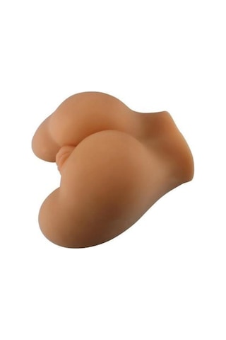 Hızlı Express Lifelike Mini Ass 2 Işlevli Titreşimli Realistik Kalça Suni Vajina Anüs