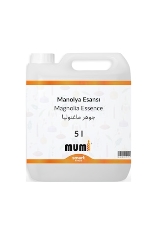 Manolya Mum Esansı 5 Litre Şeffaf