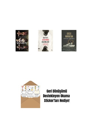 Toplu Oyunlar Ciltli + Hayatı Savunma Biçimleri + Gece Hayatım + Okuma Sticker'ları