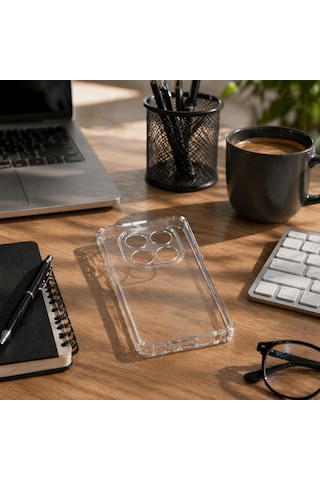 Redmi Note 15 İle Uyumlu Kılıf Şeffaf Kamera Korumalı 3d