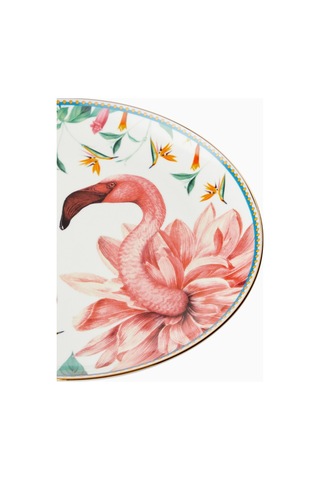 La Doublej Birdbloom Porselen, Italyan Tasarımı Dekoratif Tabak 31 Cm Dekoratif Tabak & Kaseler Çok Renkli