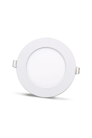 6w Sıva Altı Yuvarlak Slim Led Panel, Günışığı Yl10-0601 Beyaz
