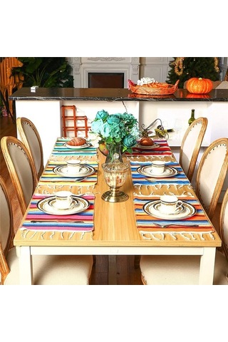 Moly Yıkanabilir Meksika Masa Örtüsü 33x48cm, American Servis, Meksika Partisi İçin Diğer