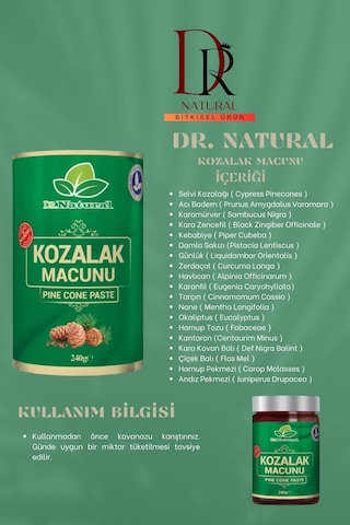 Dr. Natural Kozalak Macunu Çam Kozalağı Macun 240 G