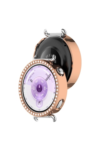 Huawei Watch Gt 6 41mm Tek Sıra Taşlı Kasa Koruyucu Ekran Koruyucusuz Teksıra