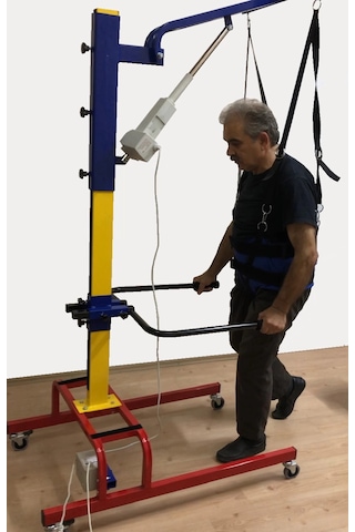 Motorlu Kumandalı Kişisel Yürüyüş Robotu Engelli Lift, Uzay Terapi Ve Denge Egzersiz Sistemi