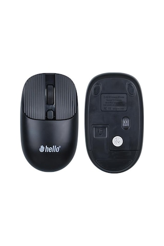 Hello Hl-21808 Siyah 1000 Dpı 2.4ghz Kablosuz Bluetooth Mouse Diğer