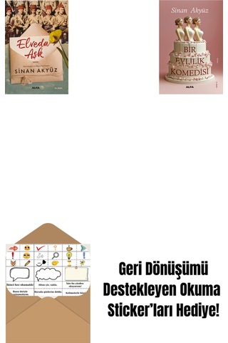 Elveda Aşk + Bir Evlilik Komedisi + Okuma Sticker'ları