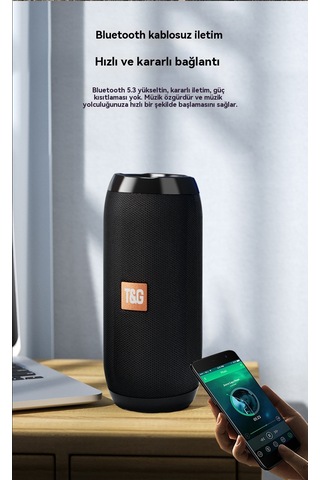 Bluetooth Hoparlör Taşınabilir Subwoofer