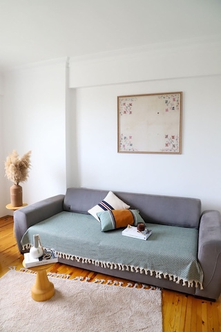 Yıldız Küçük Çekyat Örtüsü Yeşil 115x200 Cm Yeşil