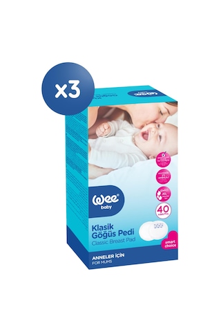 Klasik Göğüs Pedi Seti (40x3 120 Adet)