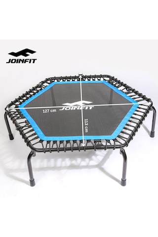 Joınfıt Katlanabilir Tutunmalı Fitness Trambolin Mavi