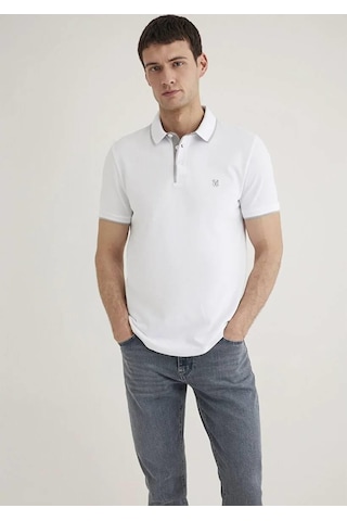 Mavi Polo Erkek T-shirt M062373-27879-25107 Beyaz