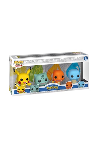 Funko Pop 4pk Excl Pokemon Starters 4p