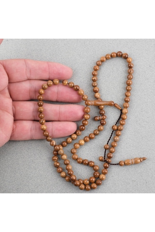 Orijinal Doğal Kuka 99'luk Küre Kesim 6mm Namaz Tesbihi