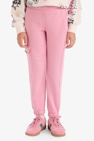 DeFacto Kız Çocuk Kargo Cepli Beli Paçası Lastikli Jogger Eşofman Altı D2872A824WNPN445 Pembe