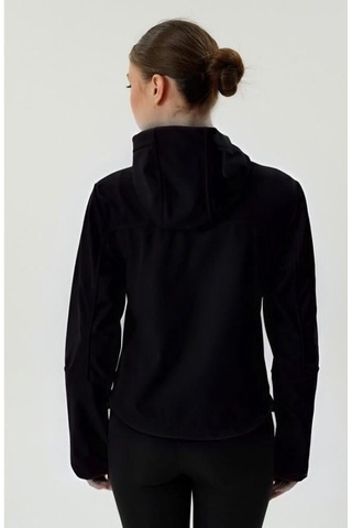 Exuma Kadın Softshell Mont-2421192 Siyah