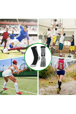 Maiyame Siyah/beyaz Renk Seçenekli %56 Nylon %34 Pamuk Futbol Çorapları M/l Beden Beyaz