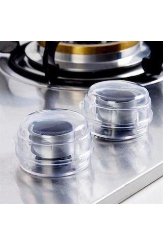 Isıya Dayanıklı Plastik Ocak Düğme Koruyucu Düğme Kilidi Emniyet Düzeneği Çok Renkli