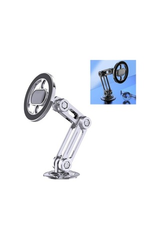 Dancemonkey 360 Dönebilen Güçlü Mıknatıslı Araç Tutucu - Gümüş GÜMÜŞ