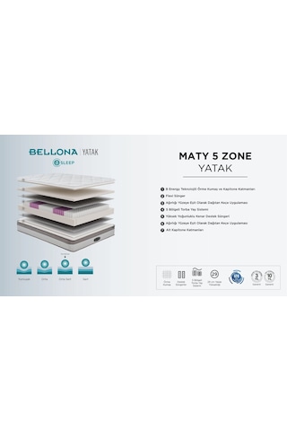 Bellona Maty 5 Zone Yatak 160 x 200
