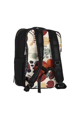 Anekke Viaje Kadın Sırt Çantası 41,5 Cm Siyah Laptop Ve Tablet Bölmeli Iş Rucksack Çok Renkli