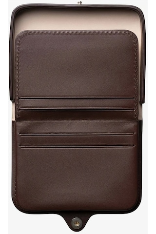 A.p.c Josh Unisex Lüks Bitkisel Deri Bozuk Para Kesesi Cüzdan Kahverengi