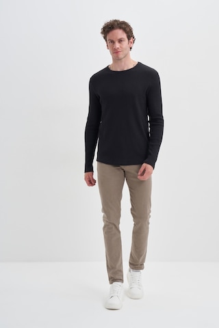 Cazador 51640 Erkek Bisiklet Yaka Sweatshirt Siyah