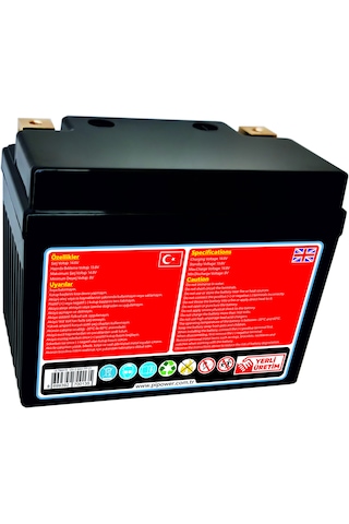 Pipower Ultimate Compact 12v2,6a Lifepo4 Lityum Motosiklet Akü...