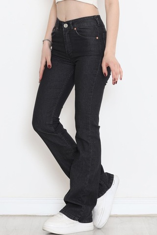 Mokashopin - İspanyol Paça Kot Pantolon Füme - 18201.1431. 001