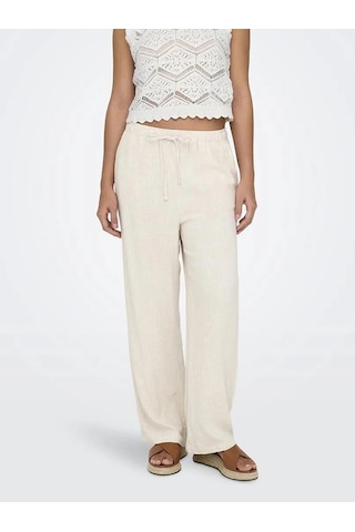 Only Onlsıesta Mw Pull-up Lınen Bl Pnt Noos Kadın Gri Pantolon - 15322263