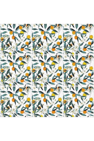 Can Seramik – 10x10 Cm. Cç-106 Kütahya Çini Karo 5'li 1 Paket