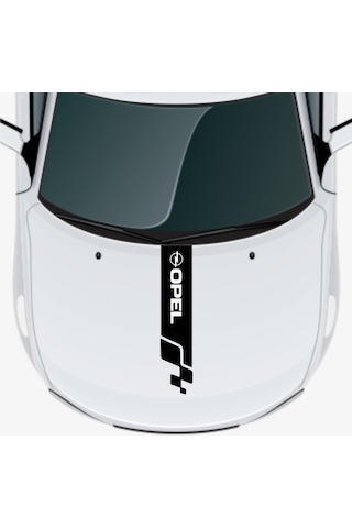Opel Ön Kaput Oto Sticker