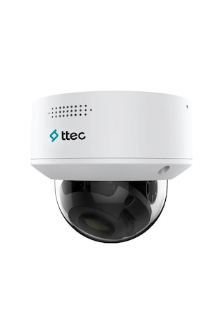 Ttec Ipdp-4330l-wmsz 4mp 2.8-12mm Motorıze 30mt Dahili Sesli H265+ Ip67 Smart Led Ip Dome Kamera