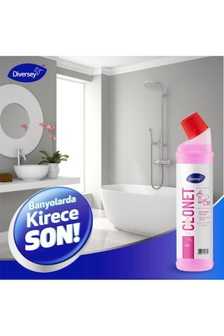 Diversey Clonet Extra Banyo Temizleyicisi Ve Kireç Çözücü