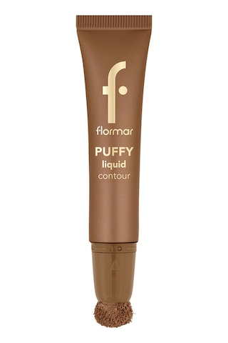 Flormar Puffy Liquid Hafif Yapılı & Sünger Aplikatörlü Yoğunluğu Ayarlanabilir Likit Kontür 003 Deep
