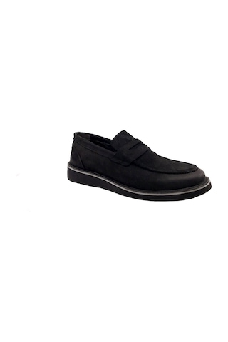 Castle Black 31277-2 Siyah Nubuk Deri Günlük Erkek Casual Ayakkabı Siyah