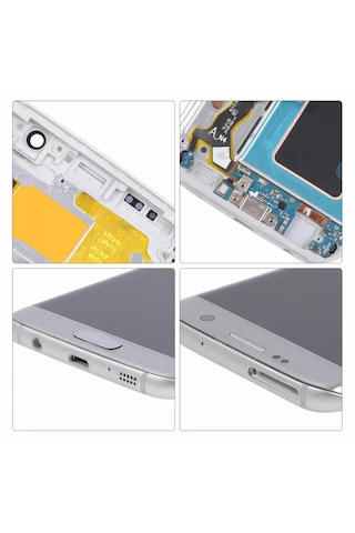 Samsung Galaxy Uyumlu S7 Edge G935 F Lcd Ekran Dokunmatik Çıtalı