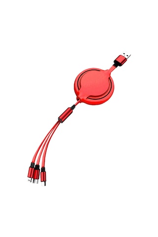 Singree 3'ü 1 Arada Hızlı Şarj Kablosu - Lightning/type-c/micro Usb - 120cm Esnek Silikon