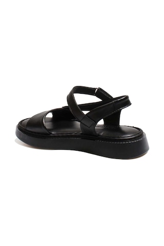 Fast Step Hakiki Deri Kadın Klasik Sandalet 621za842 001