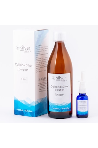 Gümüş Suyu 10 Ppm 500Ml Cam Şişe Hydrasense Kolloidal
