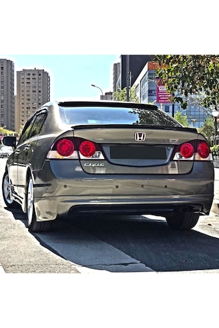 Honda Civic Fd6 Uyumlu Mugen Arka Ek Plastik