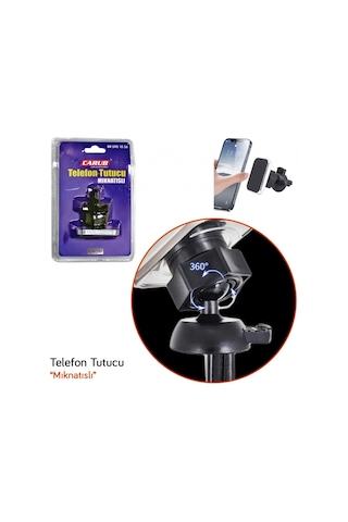 Carub Telefon Tutucu Mıknatıslı Lüx Havalandırma Krom Br5901036